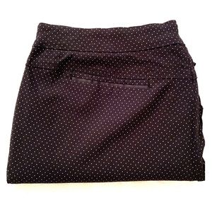 Polka Dot Capri Woven Stretchy Capri’s 18W